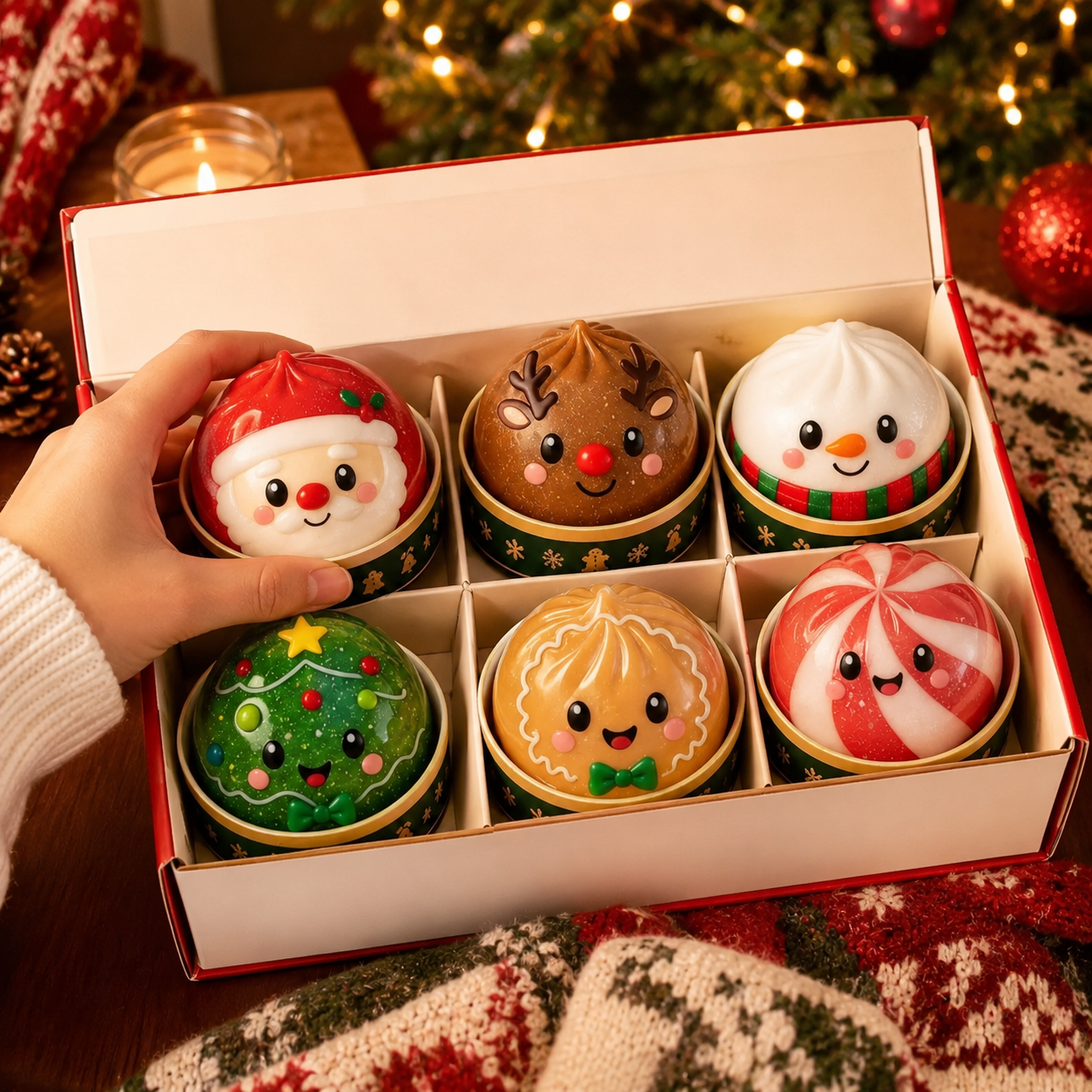  Maltose  Squishy Squeeze Slow Rebound Christmas Toy