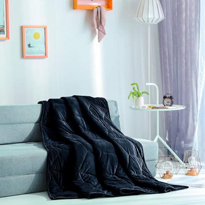 Quilted Weighted Blanket - King-Amzemart