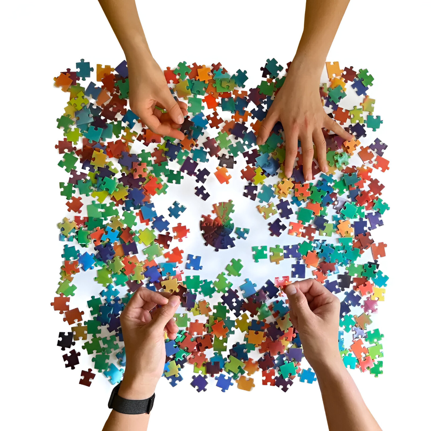 Impossible Color Changing Jigsaw Puzzle with Four Distinct States 500 pieces Jigsaw Puzzle