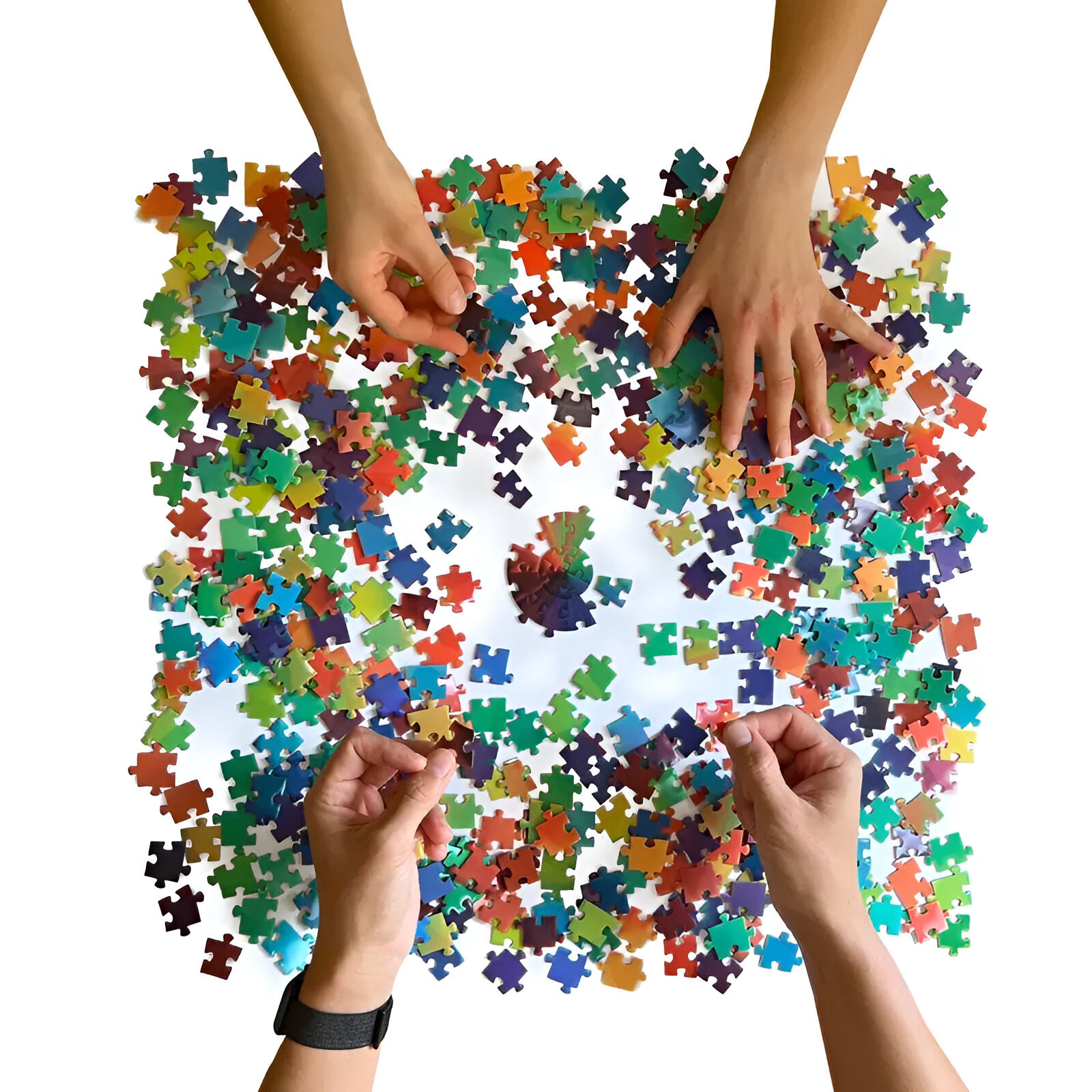 Impossible Color Changing Jigsaw Puzzle with Four Distinct States 500 pieces Jigsaw Puzzle