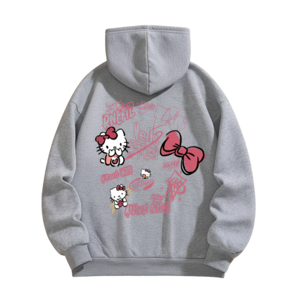 Women Graphic Hooded Sweatshirt