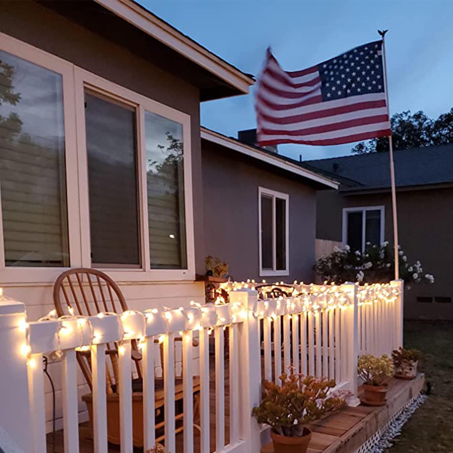Clear Christmas Tree String Lights for Indoor and Outdoor Decorations