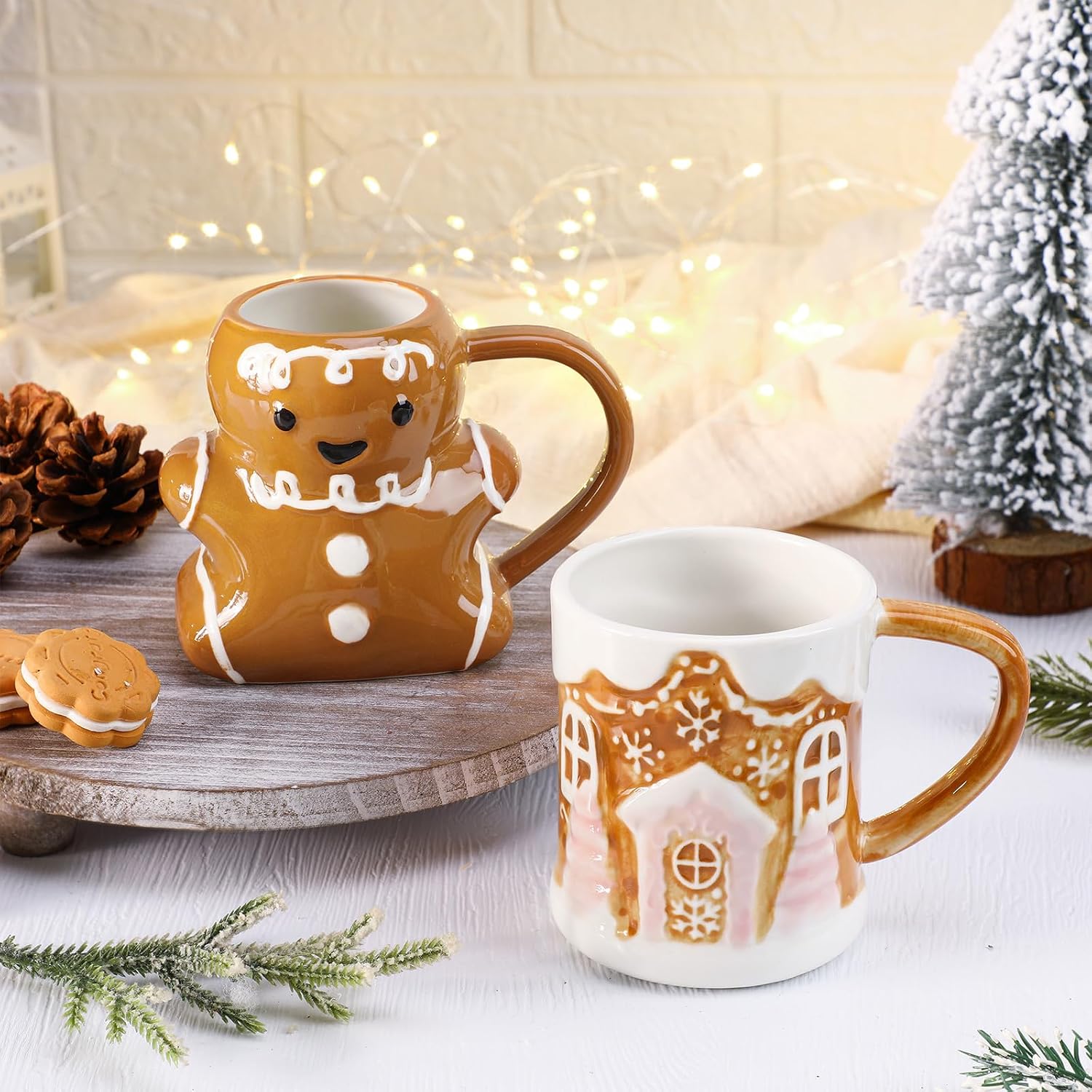 2 Pieces Christmas Drinkware Gift Set