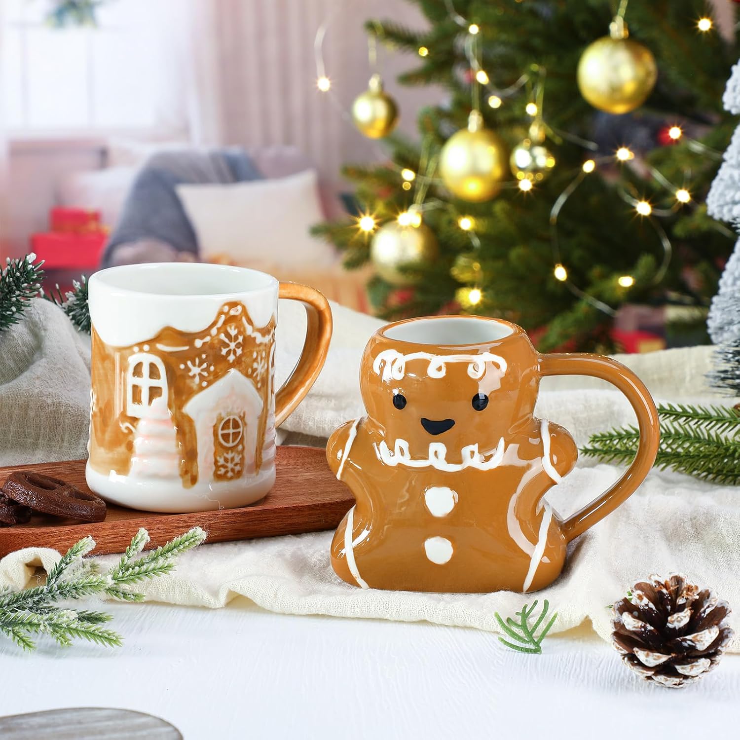 2 Pieces Christmas Drinkware Gift Set