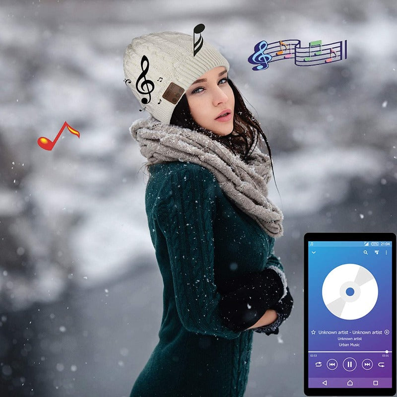 Wireless Bluetooth Beanie Hat-Amzemart