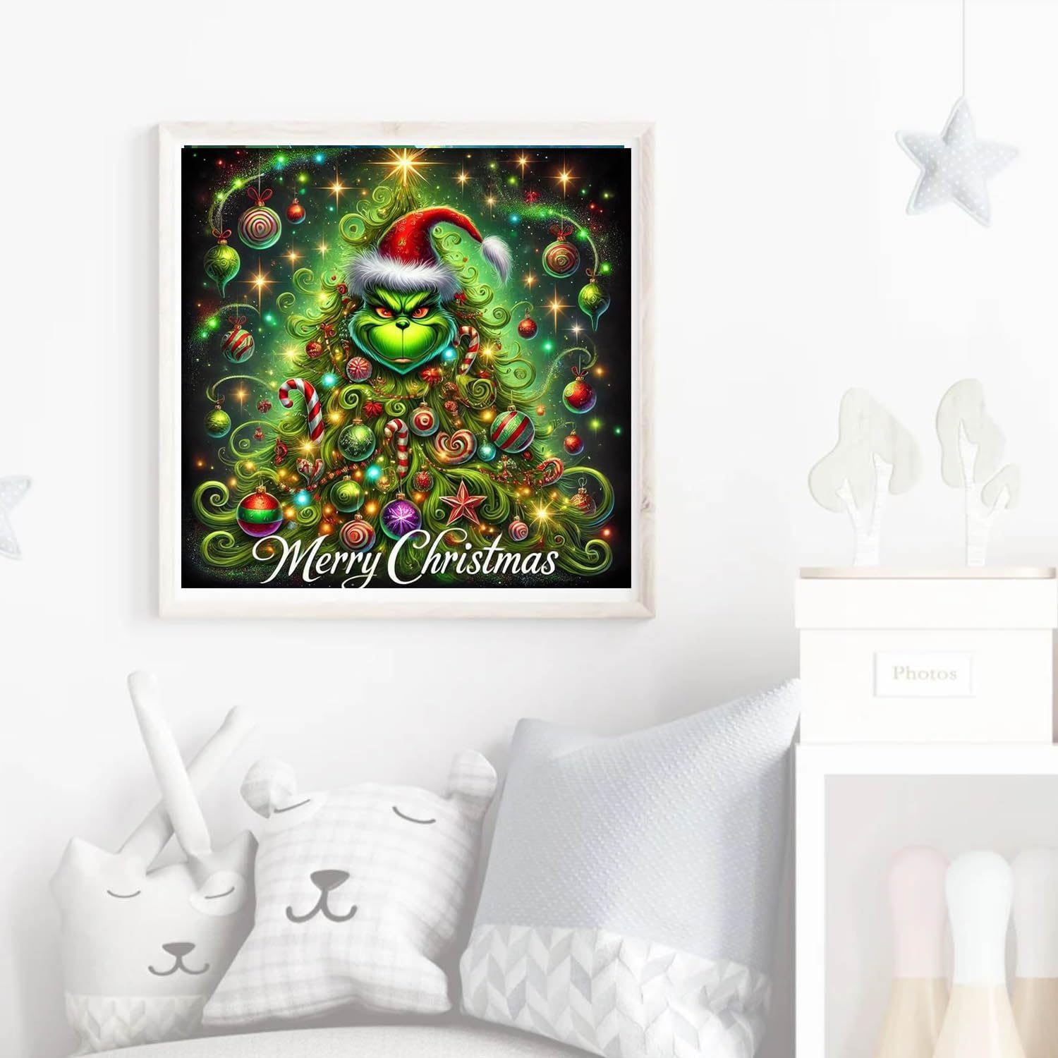 Christmas Grinch Diamond Painting Kit for Adults