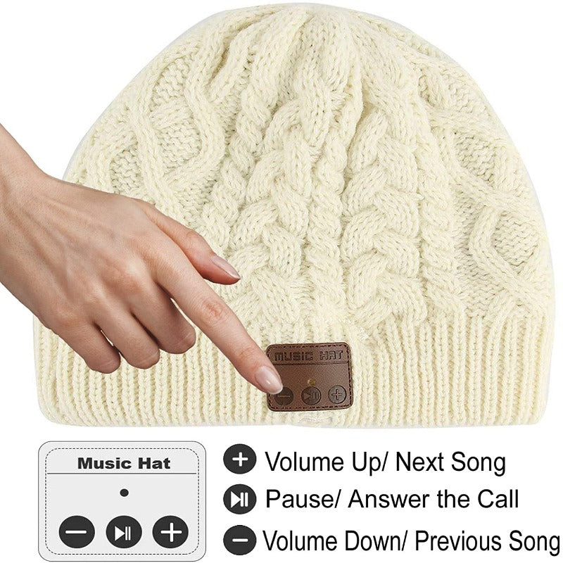 Wireless Bluetooth Beanie Hat-Amzemart