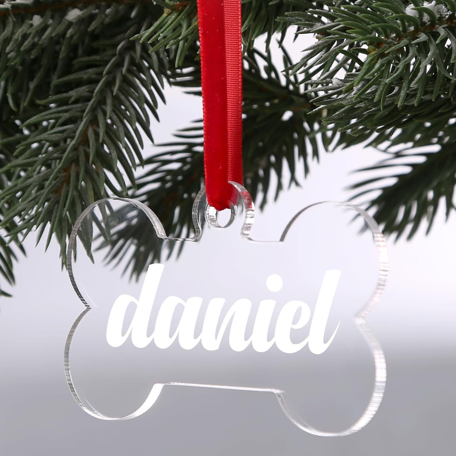 Personalizable Christmas Tree Hanging Ornament Set For Pets