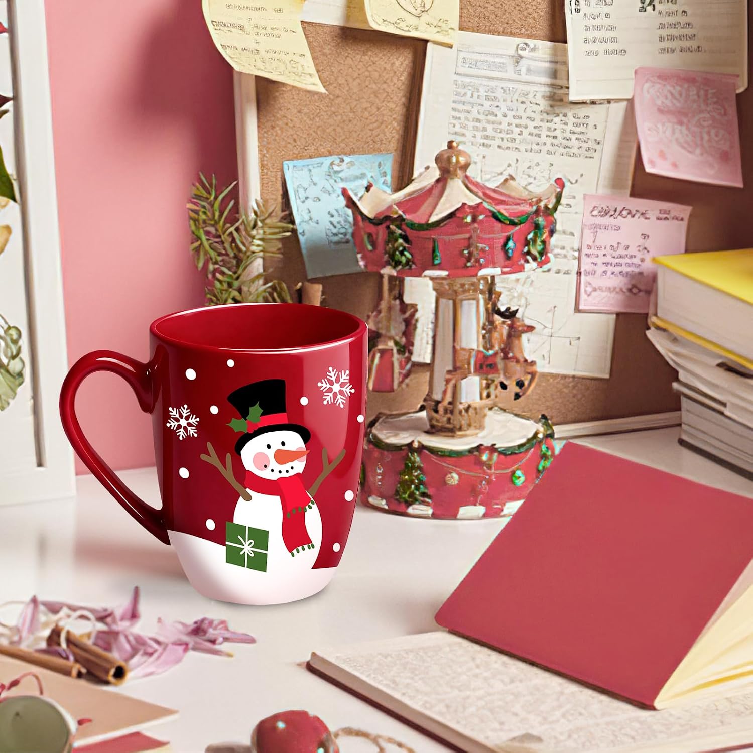 13 Oz Christmas Printed Coffee Mug For Men And Women