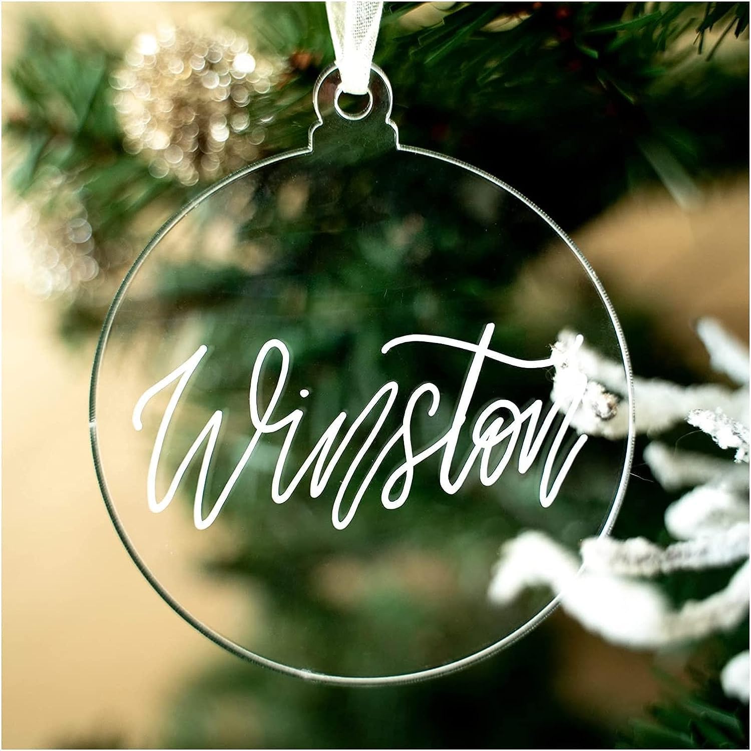 Personalizable Christmas Tree Hanging Ornament Set For Pets