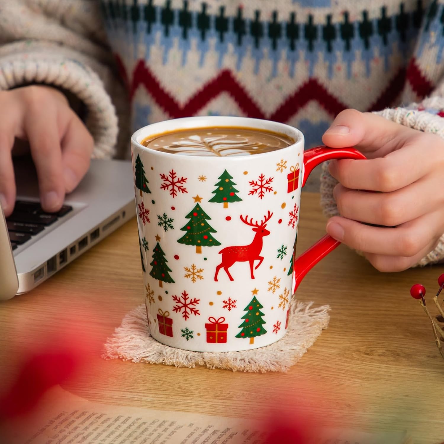 11Oz Christmas Mug With Gift Box For Women