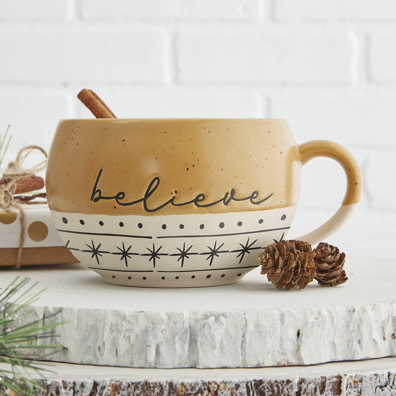 16 Oz Christmas Peace Printed Mug For Men And Women