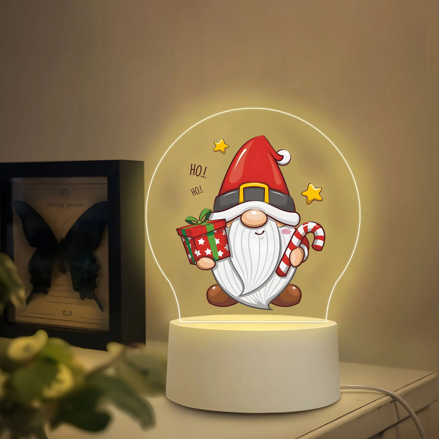 USB Powered Acrylic Christmas Night Light