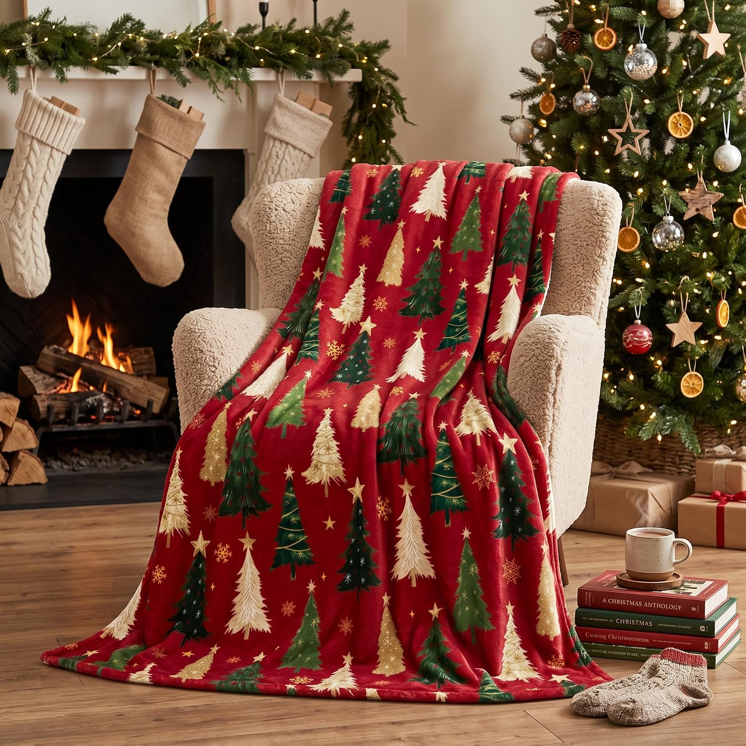 Christmas Theme Blankets For Men & Women