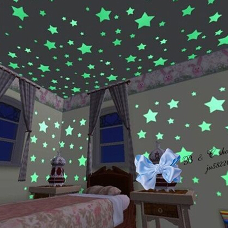 Glow In The Dark Fluorescent Wall Stickers - FREE SHIP DEALS