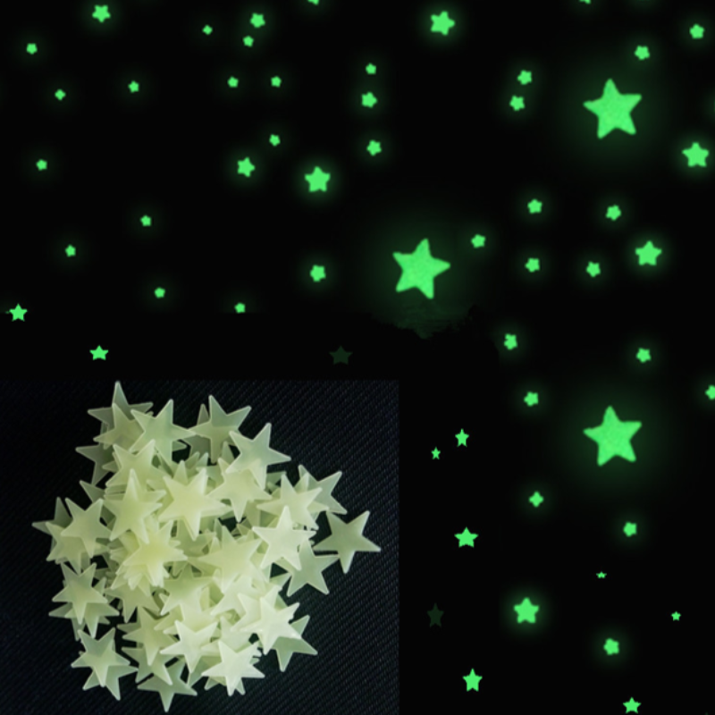 Glow In The Dark Fluorescent Wall Stickers - FREE SHIP DEALS