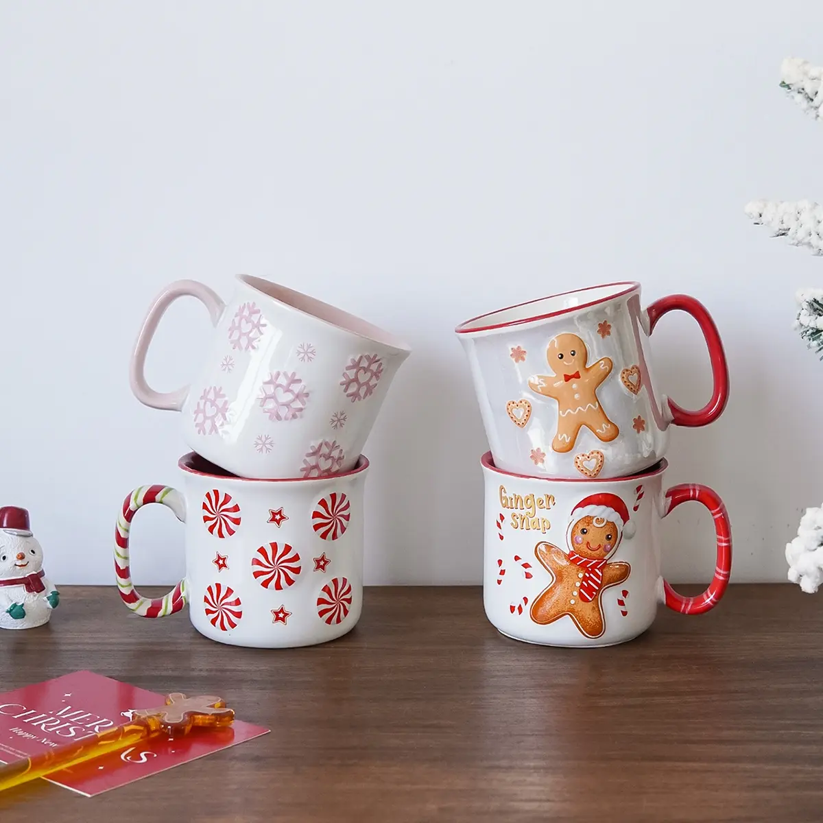 Creative Themed Ceramic Christmas Coffee Mug