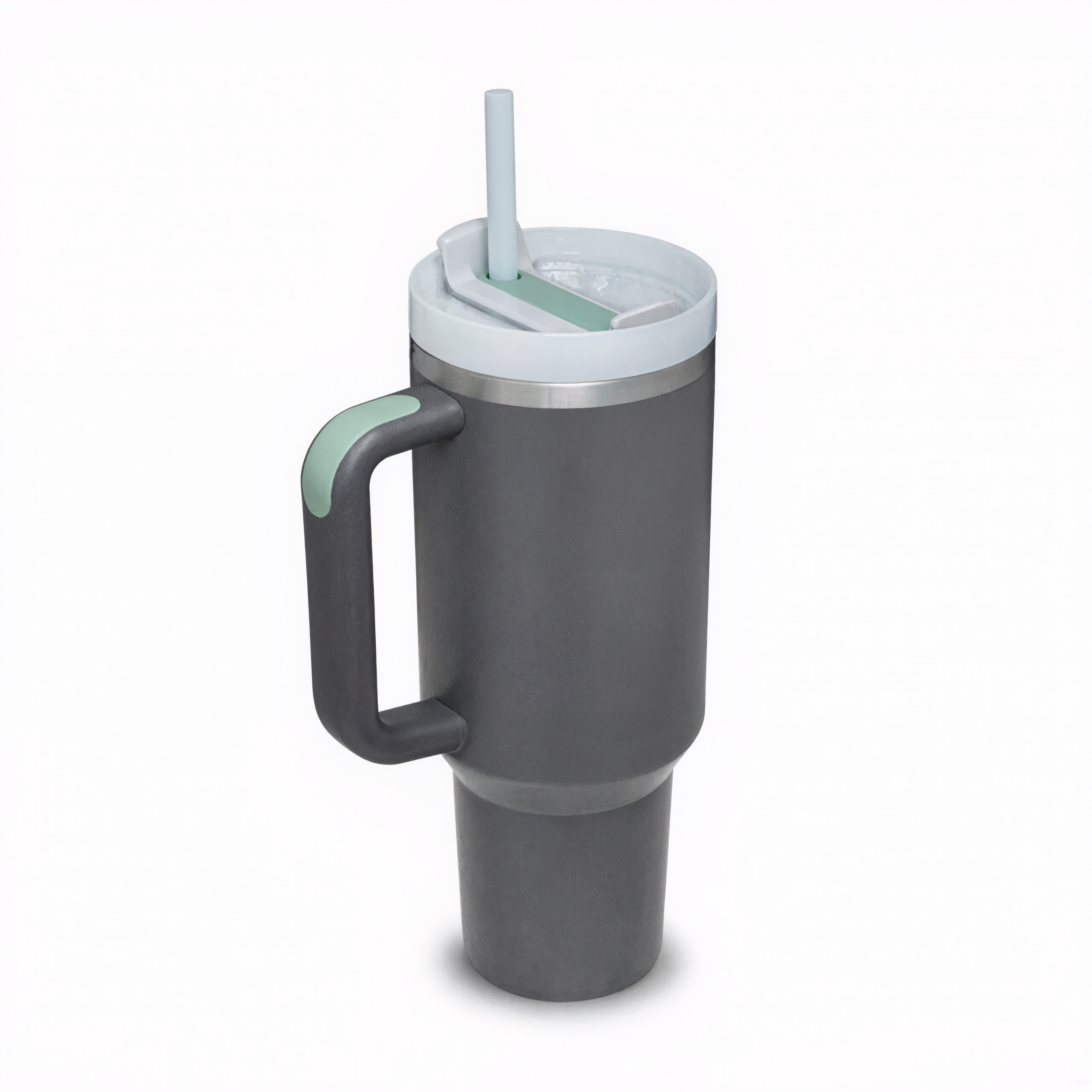 40oz Valentines Day Gift Thermal Mug With Handle And Straw