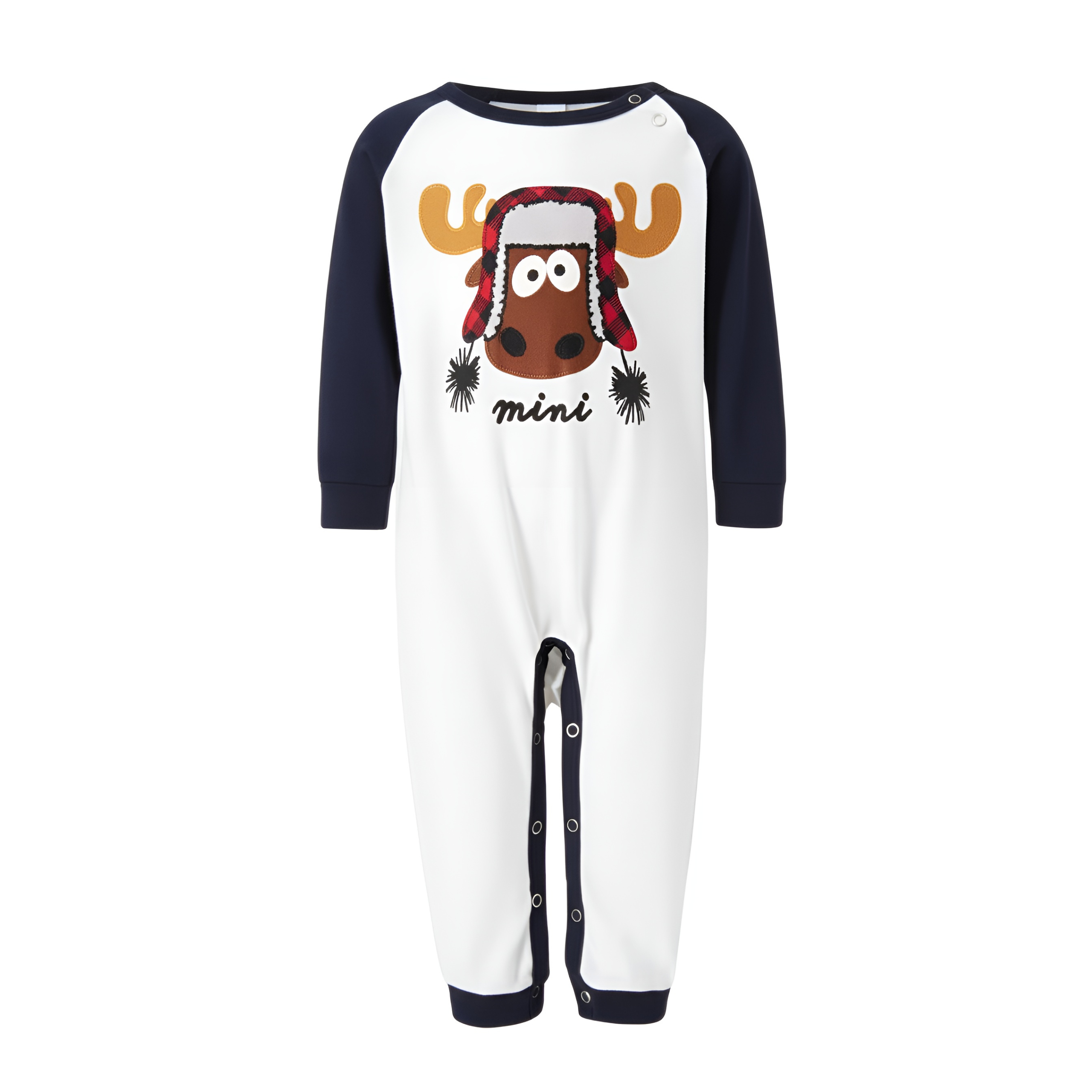 Christmas Nightclothes Elk Print Tops Family Matching Pajama Sets