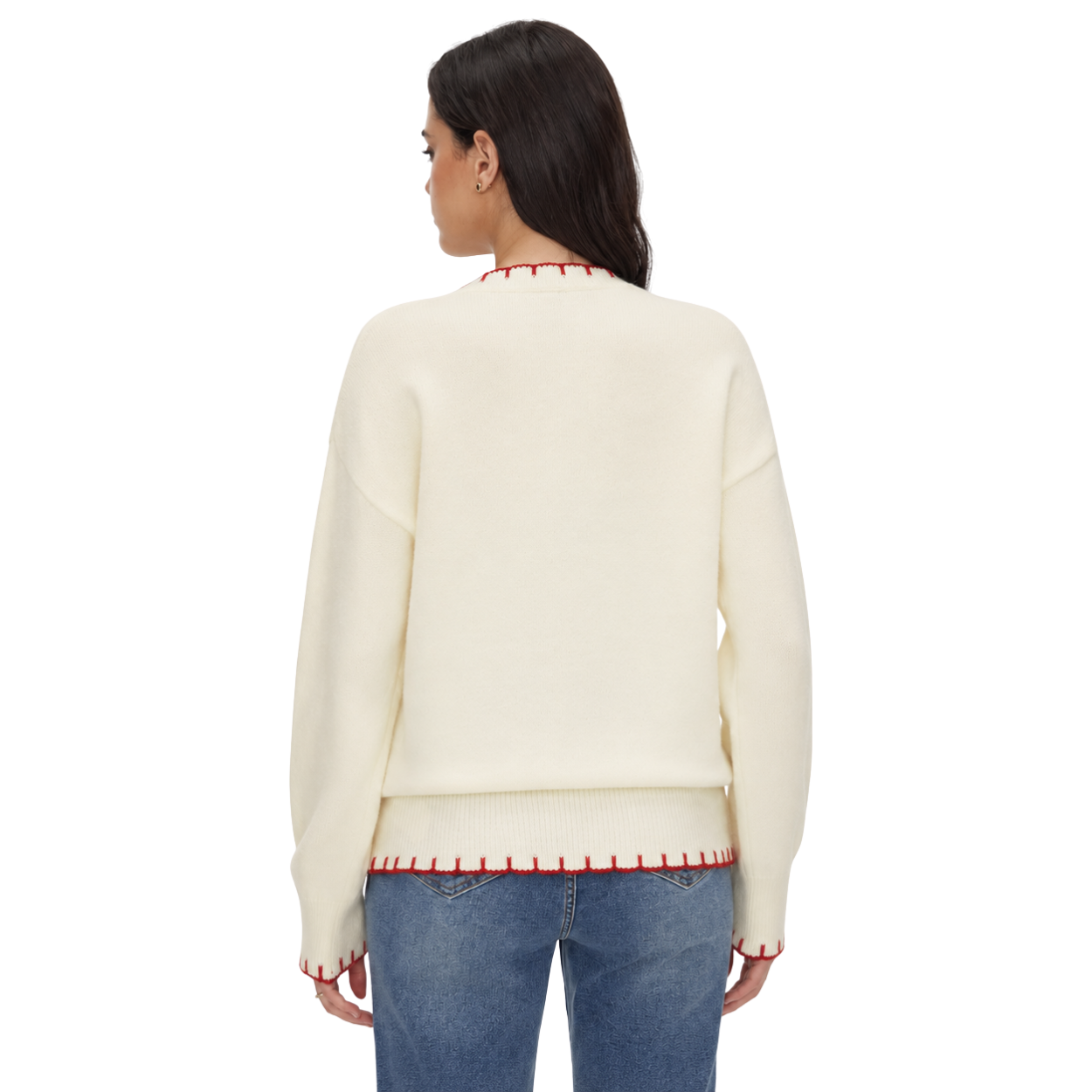 Casual Knit Winter Bow Fashion Sweater For Women