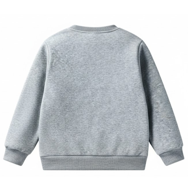 Christmas Excavator Tree Print Sweatshirt For Boys