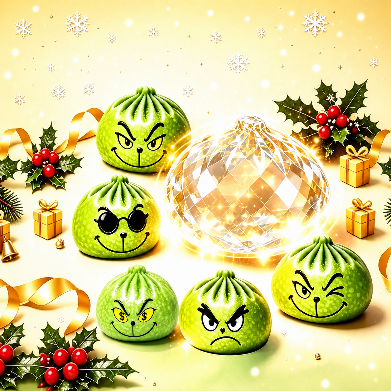  Maltose  Squishy Squeeze Slow Rebound Christmas Toy
