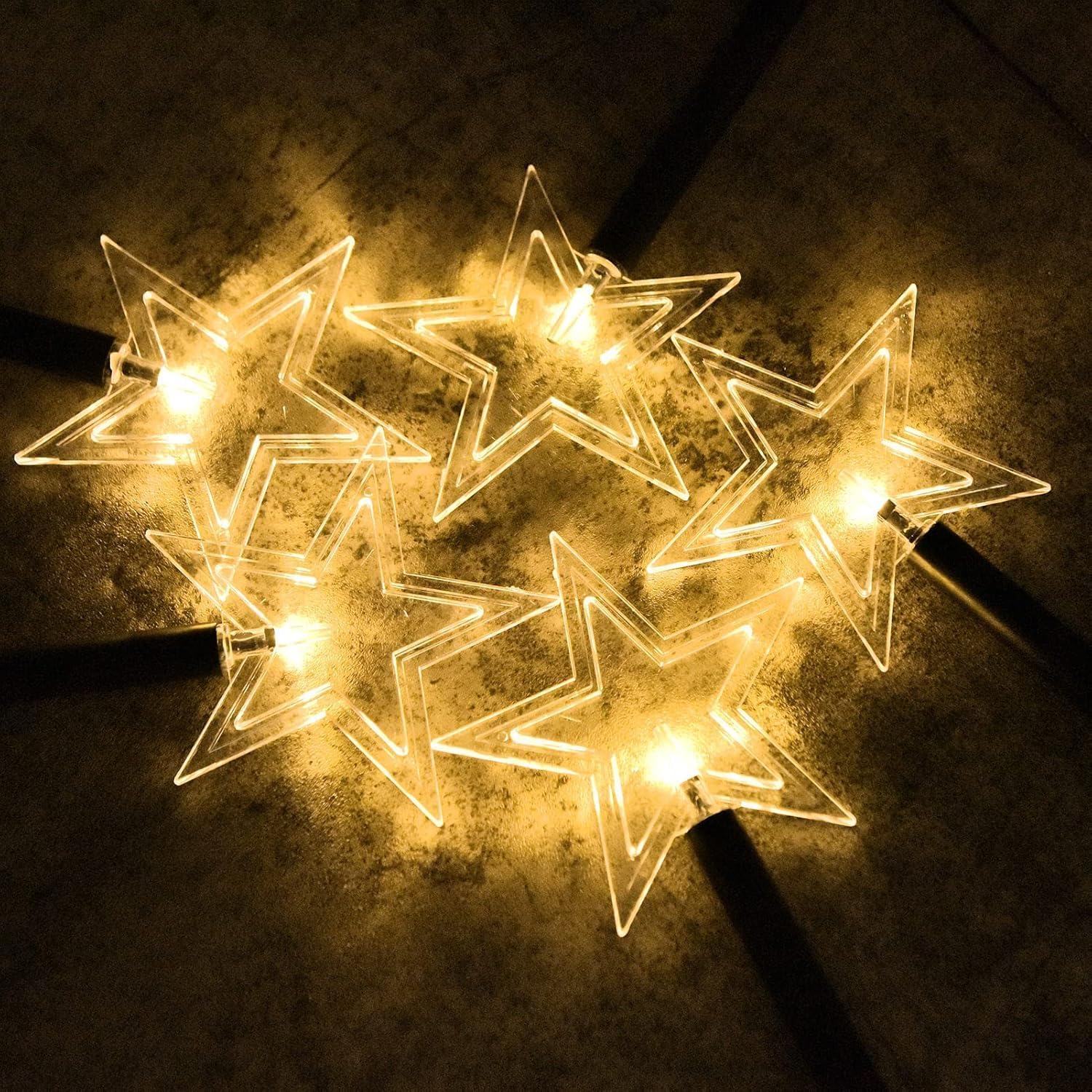 5 Piece Solar Christmas Tree Pathway Lights for Outdoor Decor