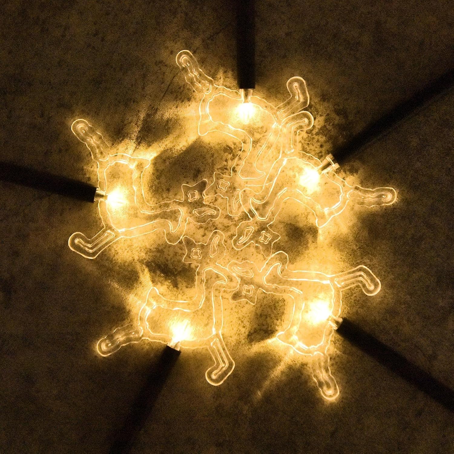 5 Piece Solar Christmas Tree Pathway Lights for Outdoor Decor