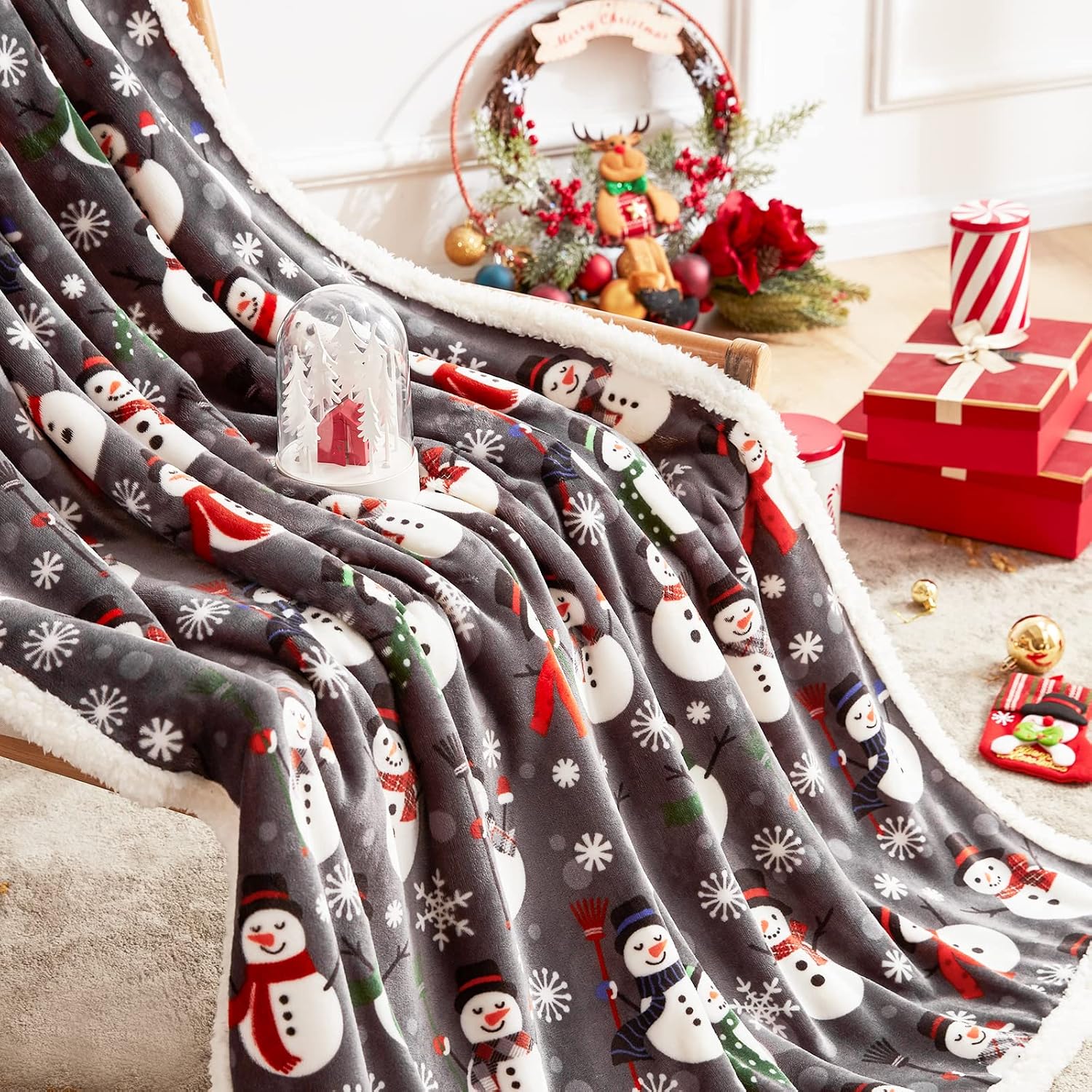 Christmas Blanket For Bed And Sofa For Men And Women