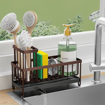 Rotating Spout Kitchen Sink Caddy