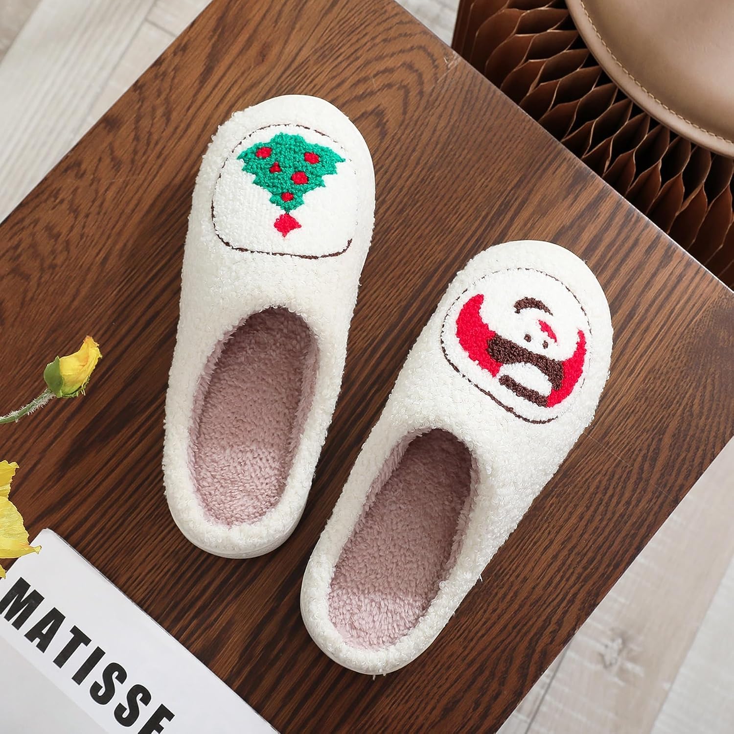 Christmas Memory Foam Soft Warm Home Slippers for Men and Women
