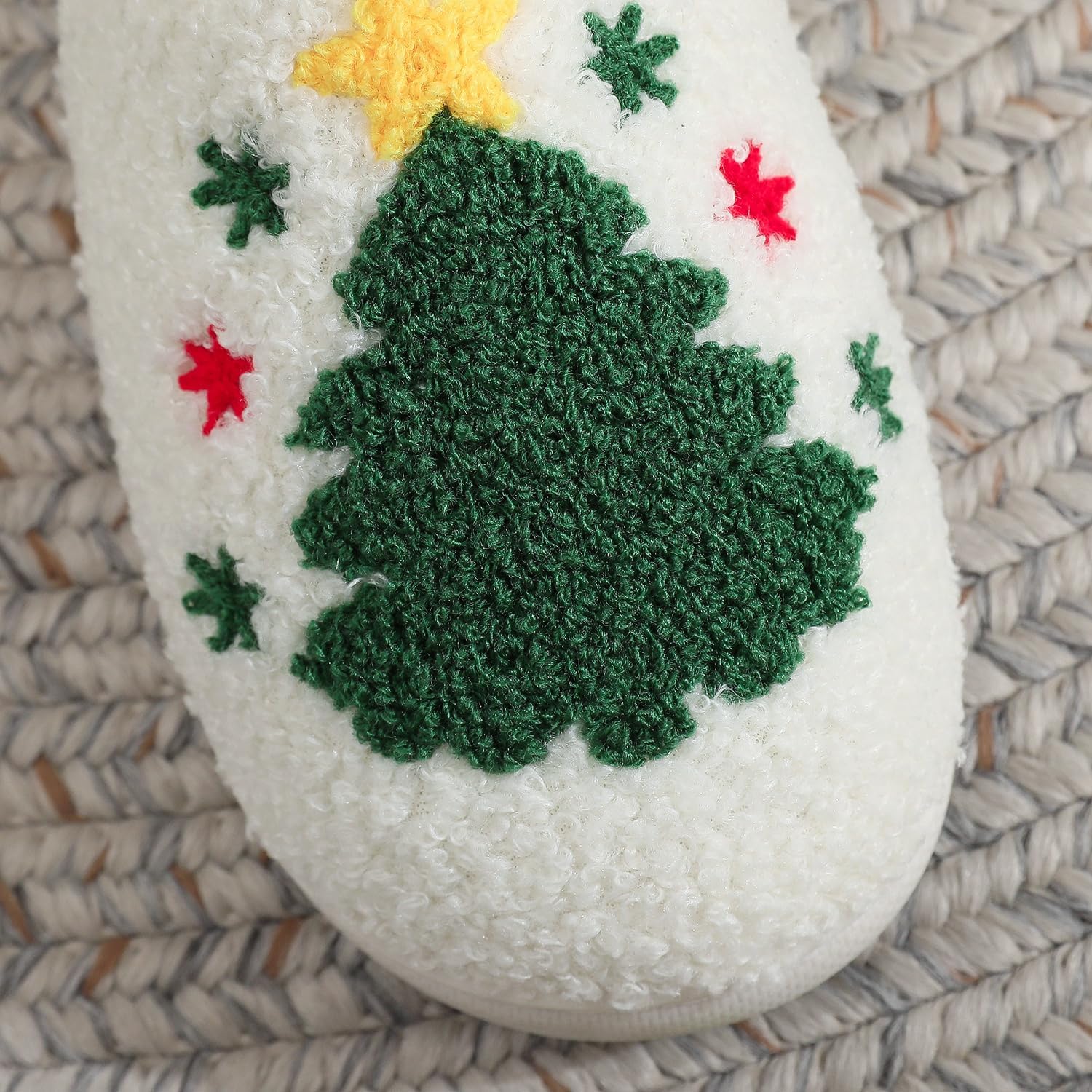 Christmas Themed Warm Winter Fuzzy Indoor Shoes For Men And Women