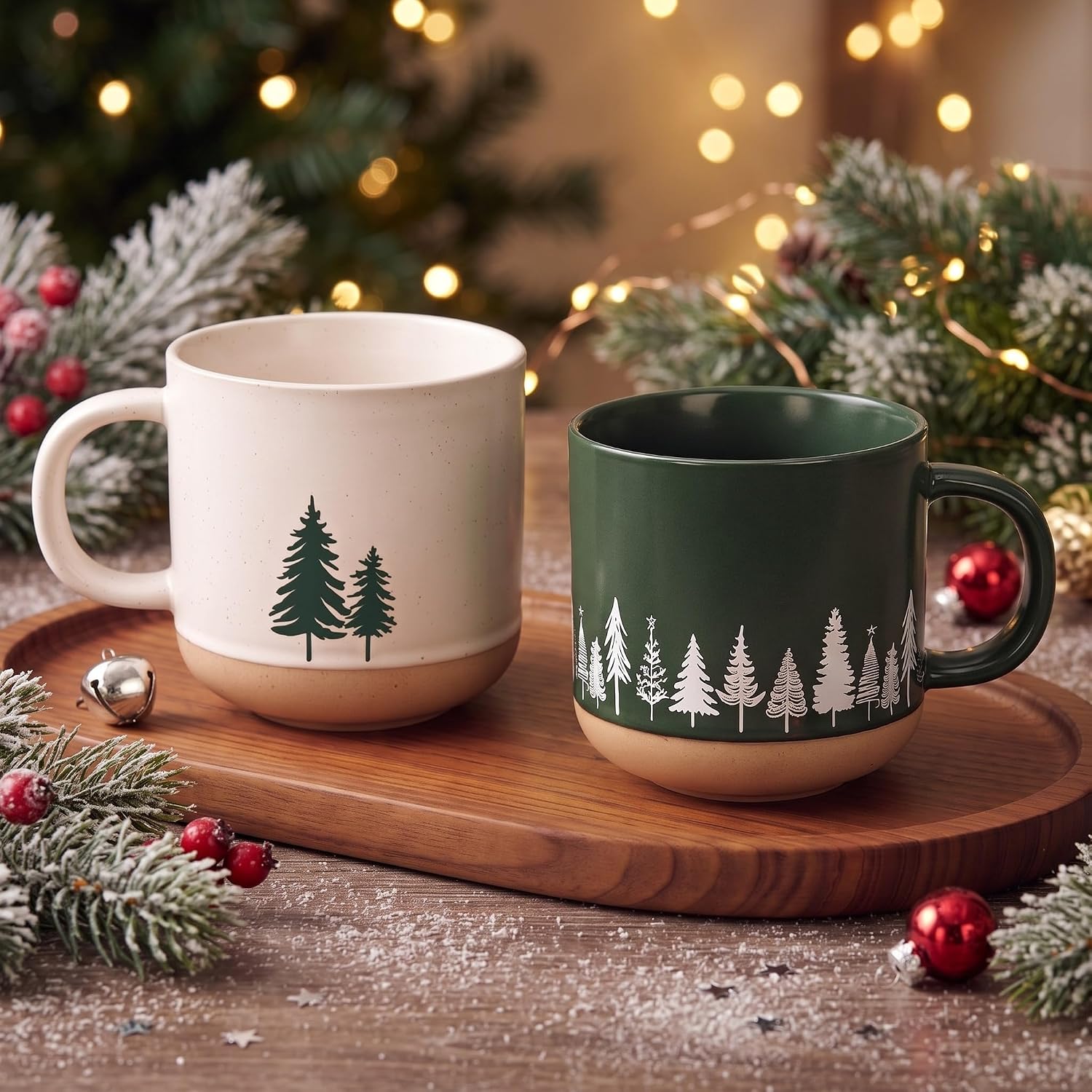 2 Pieces Christmas Espresso Cups Set For Gifts