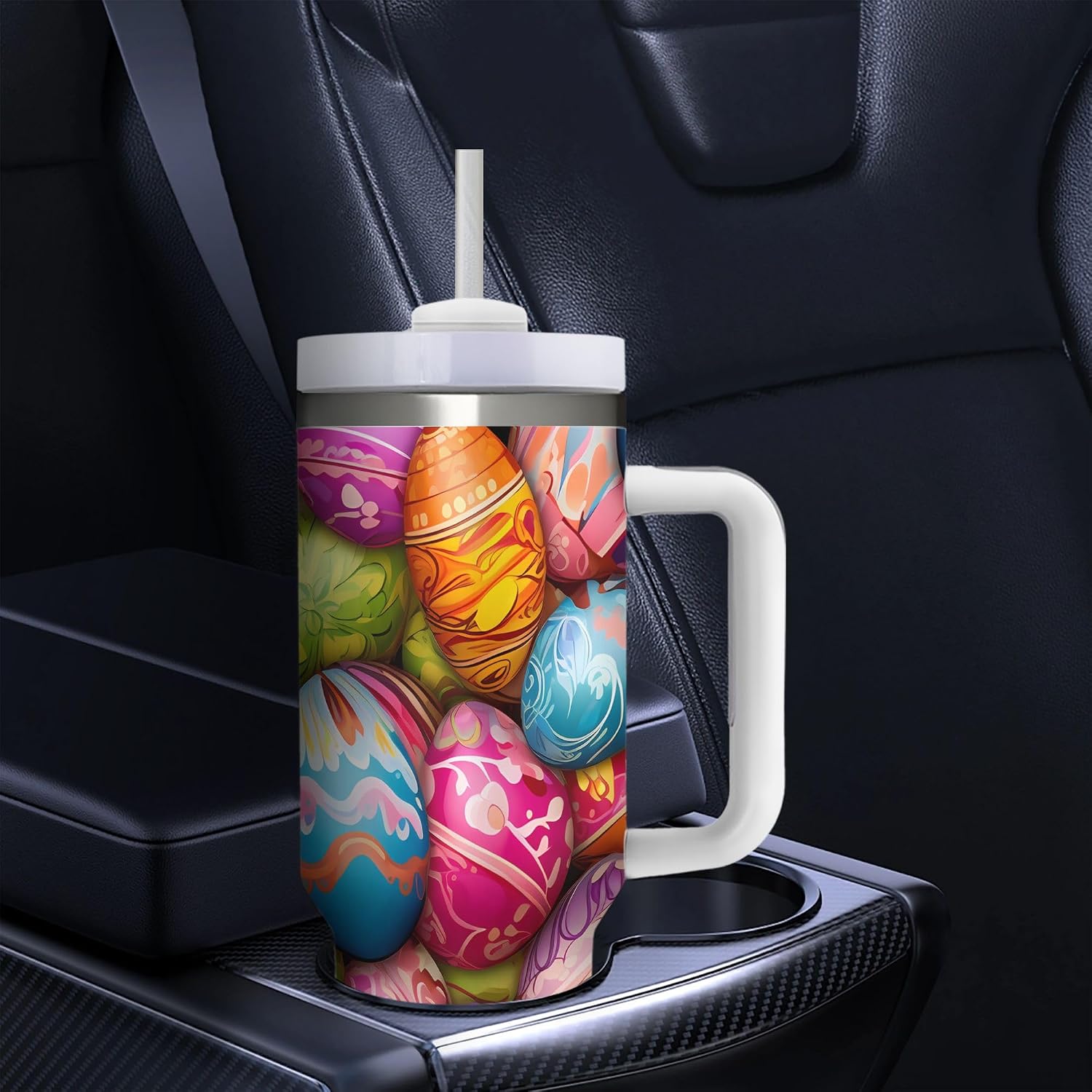 40 oz Christmas Holly Insulated Coffee Tumbler