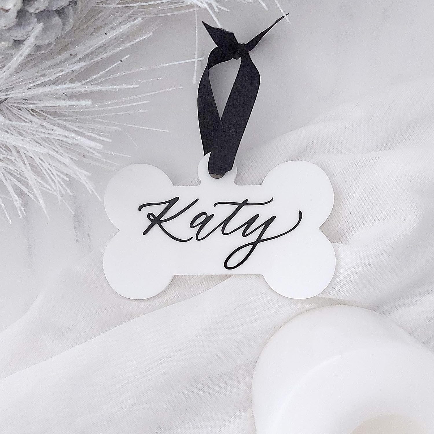 Personalizable Christmas Tree Hanging Ornament Set For Pets