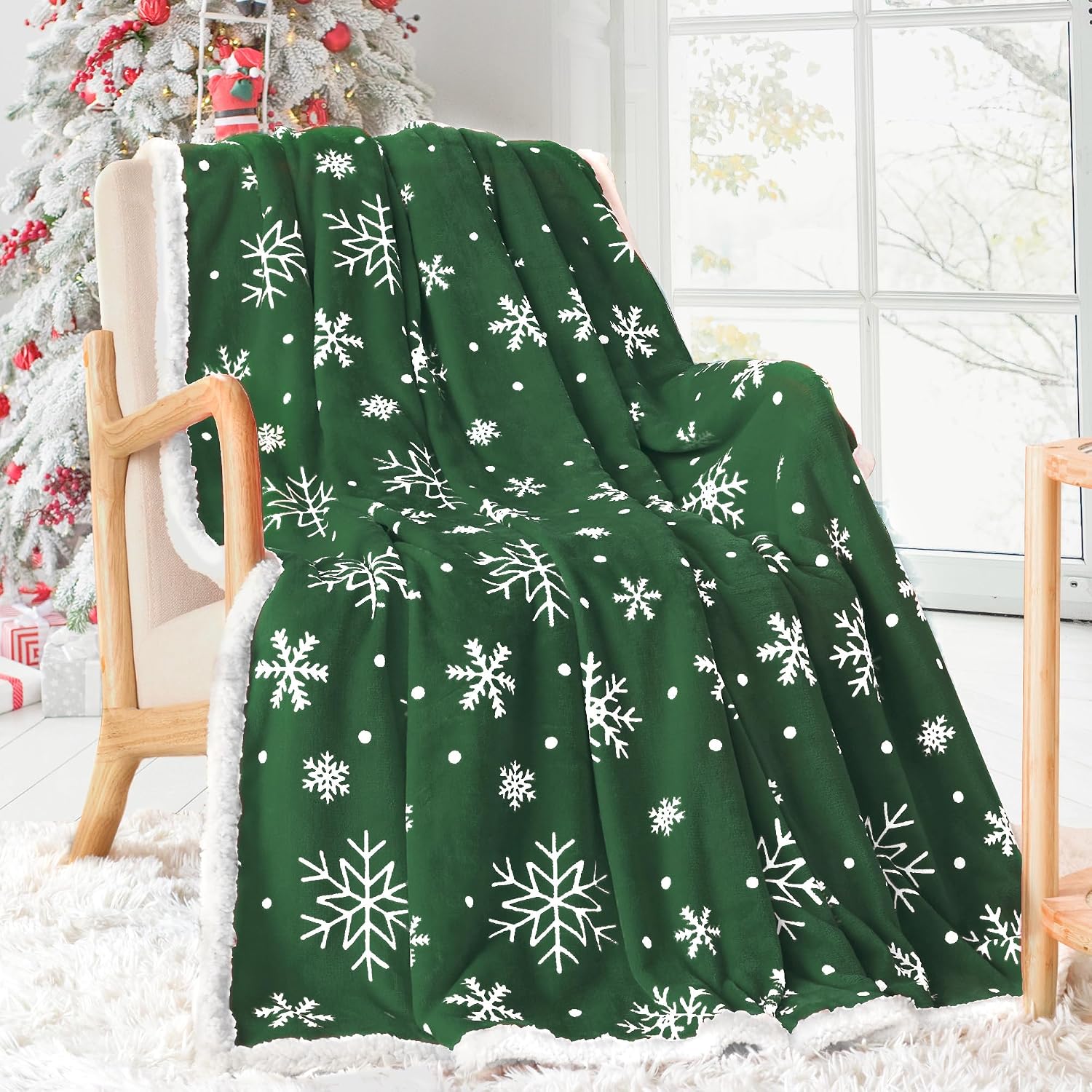 Cozy Christmas Blanket For Couch And Bed