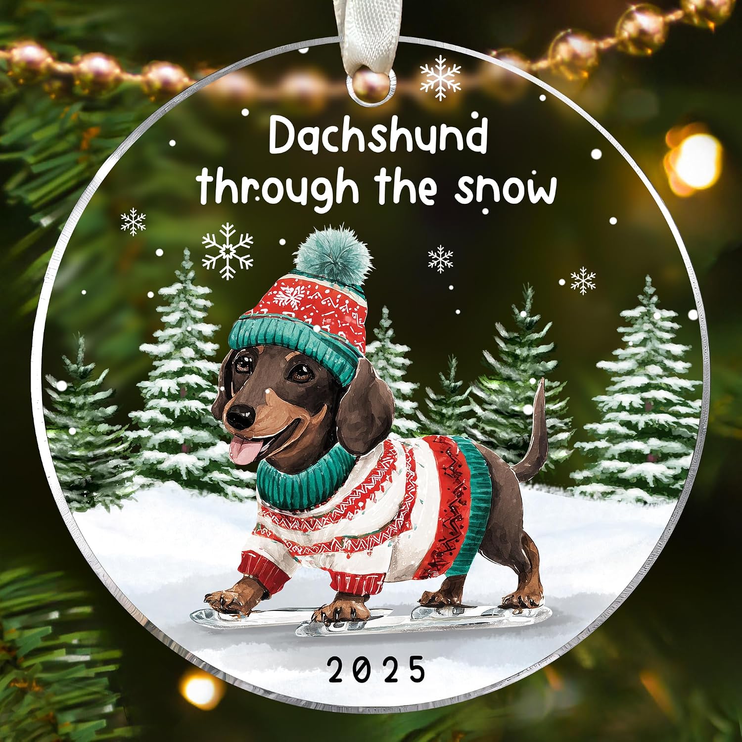 Christmas Themed Ornament For Hanging Decoration