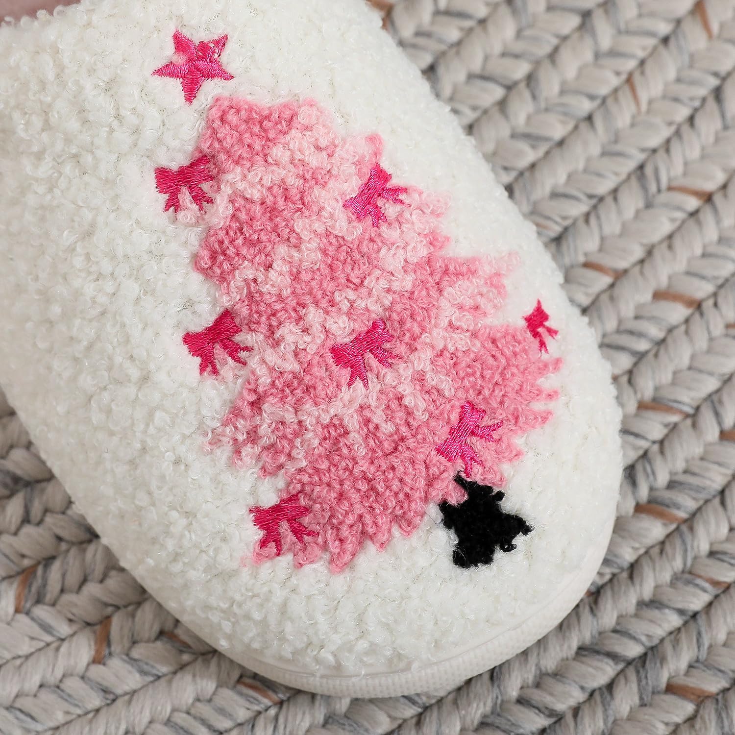 Christmas Soft Plush Warm Fuzzy Slippers for Women and Men