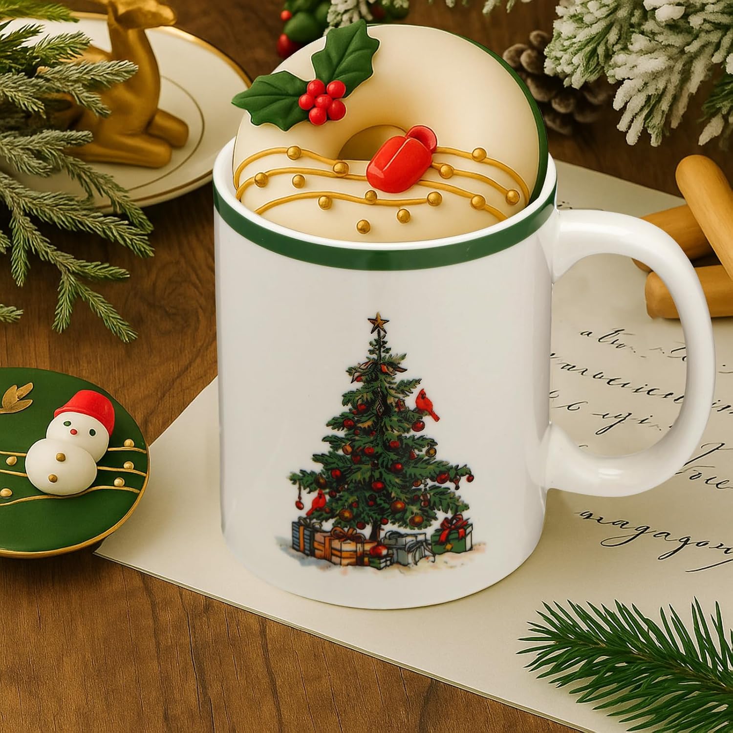 Christmas Tartan Mugs For Men And Women