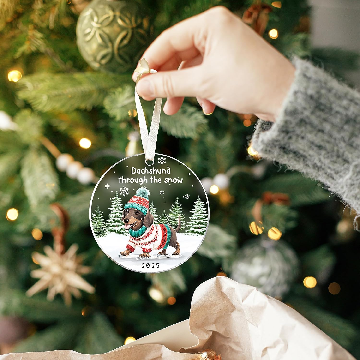 Christmas Themed Ornament For Hanging Decoration