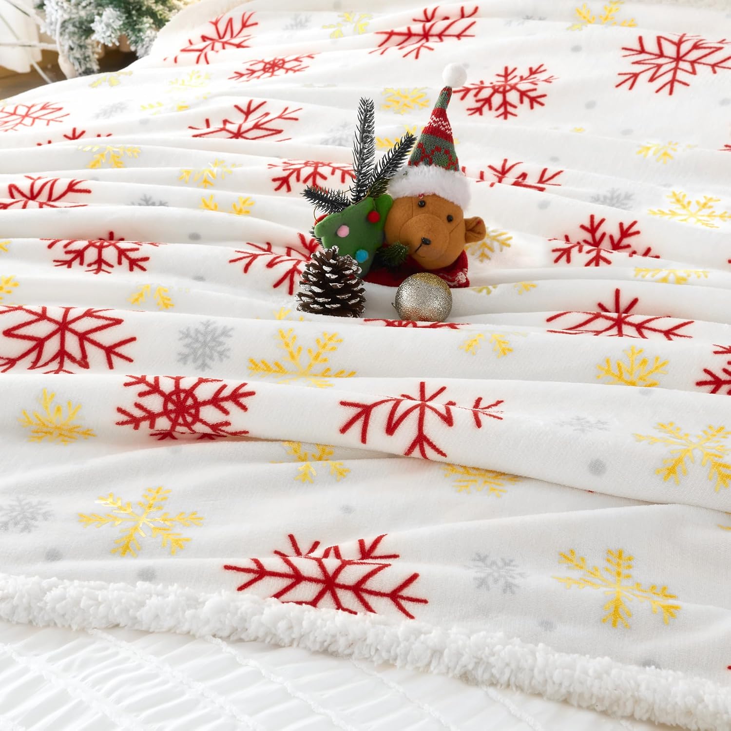 Cozy Christmas Blanket For Couch And Bed