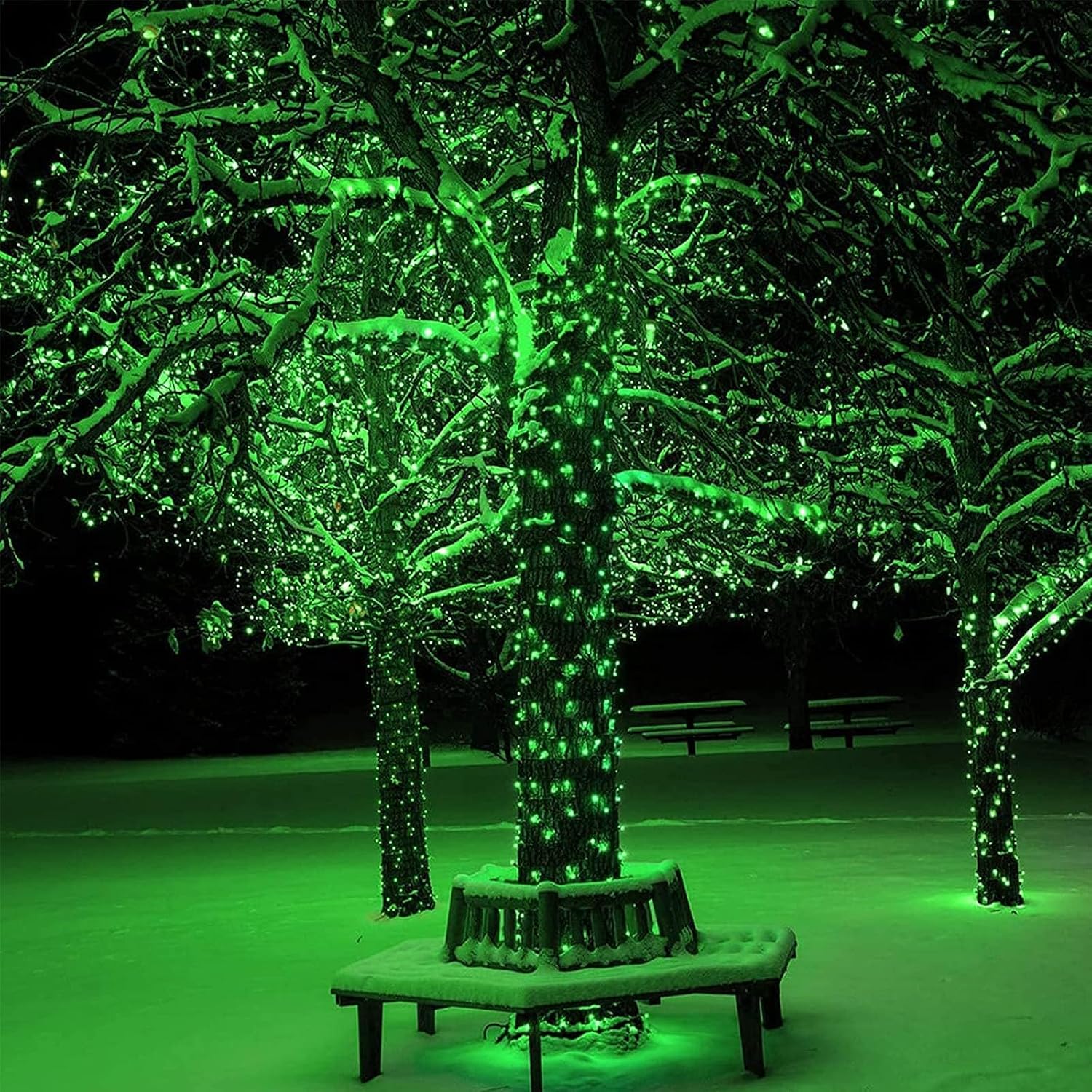 Solar String Lights 39FT 100 LED Waterproof Outdoor Lights