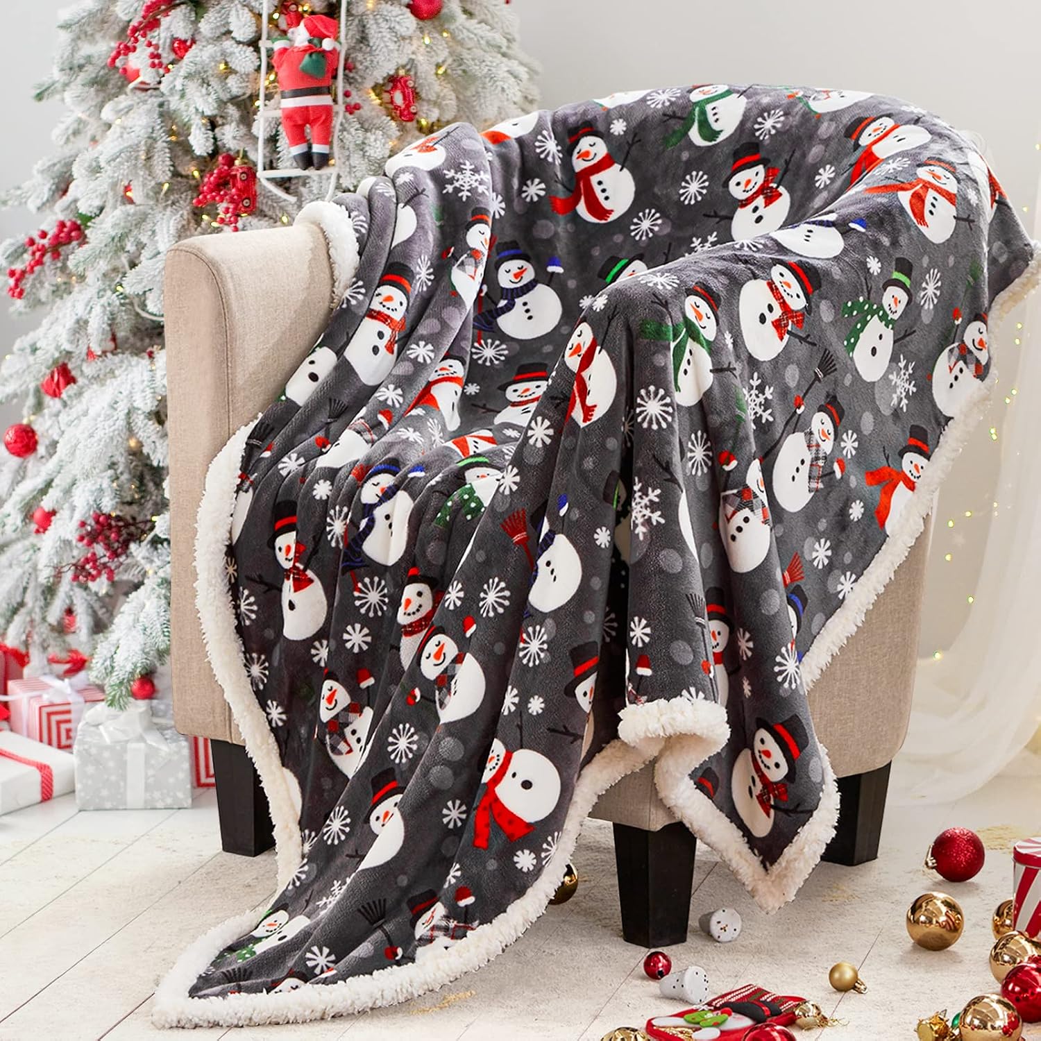 Christmas Blanket For Bed And Sofa For Men And Women