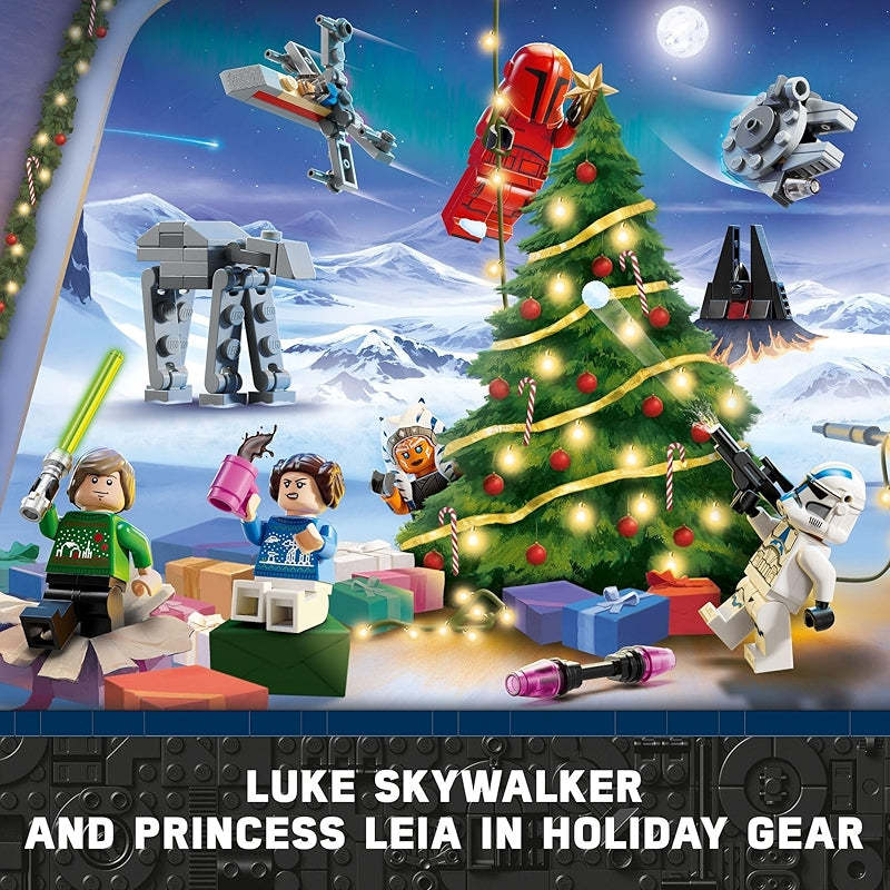 Star Wars Advent Calendar 2024 Building Set With Mini Toys-Amzemart