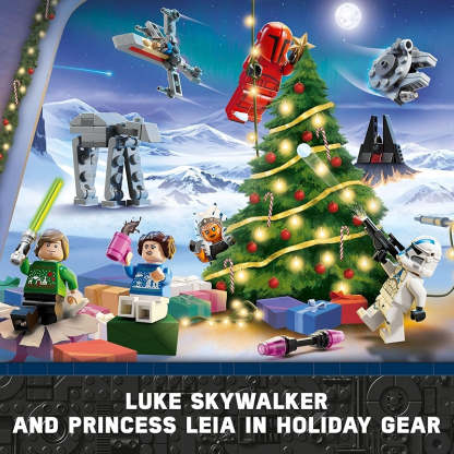 Star Wars Advent Calendar 2024 Building Set With Mini Toys-Amzemart