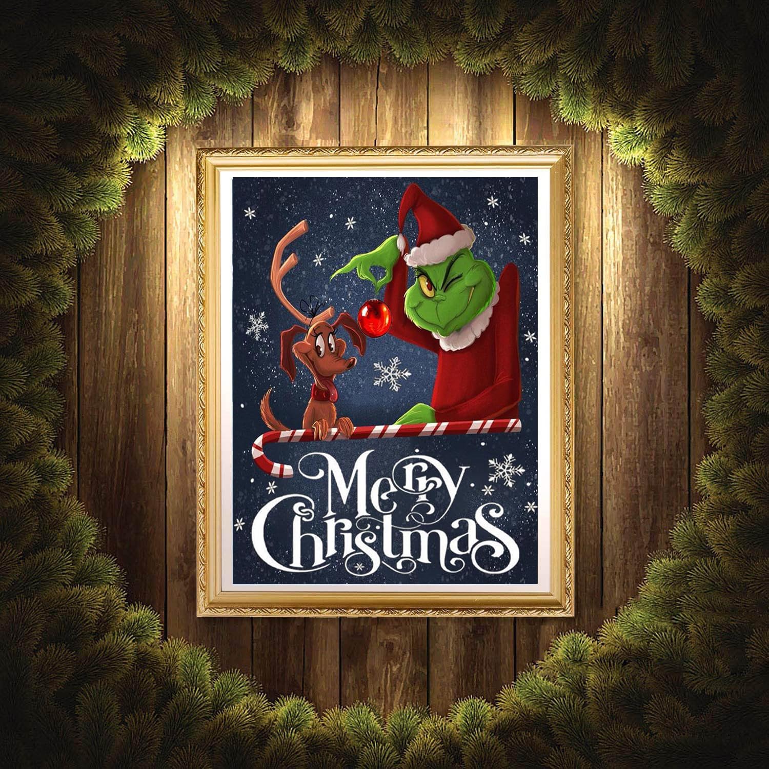 Grinch Christmas Diamond Painting Kit for Adults