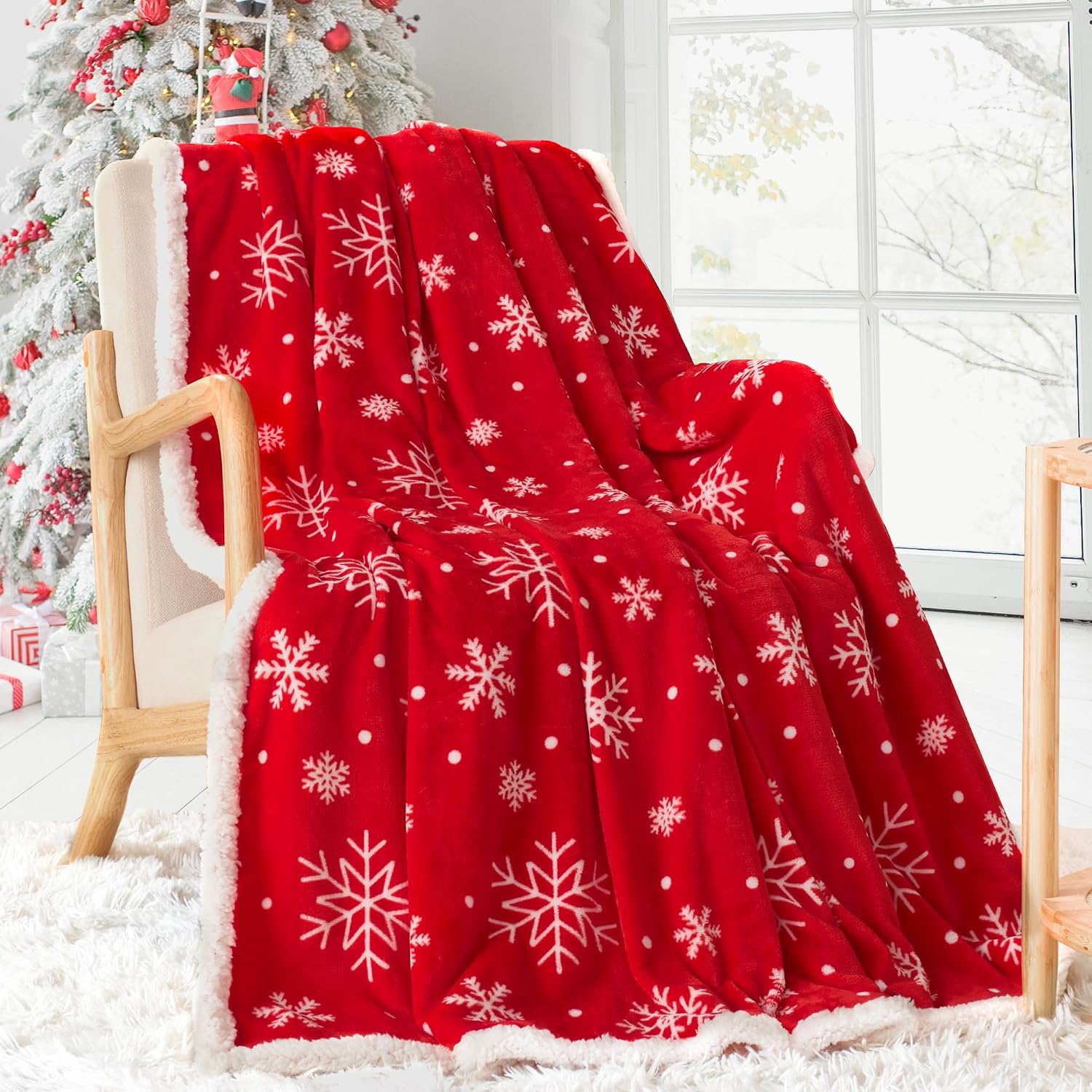 Cozy Christmas Blanket For Couch And Bed