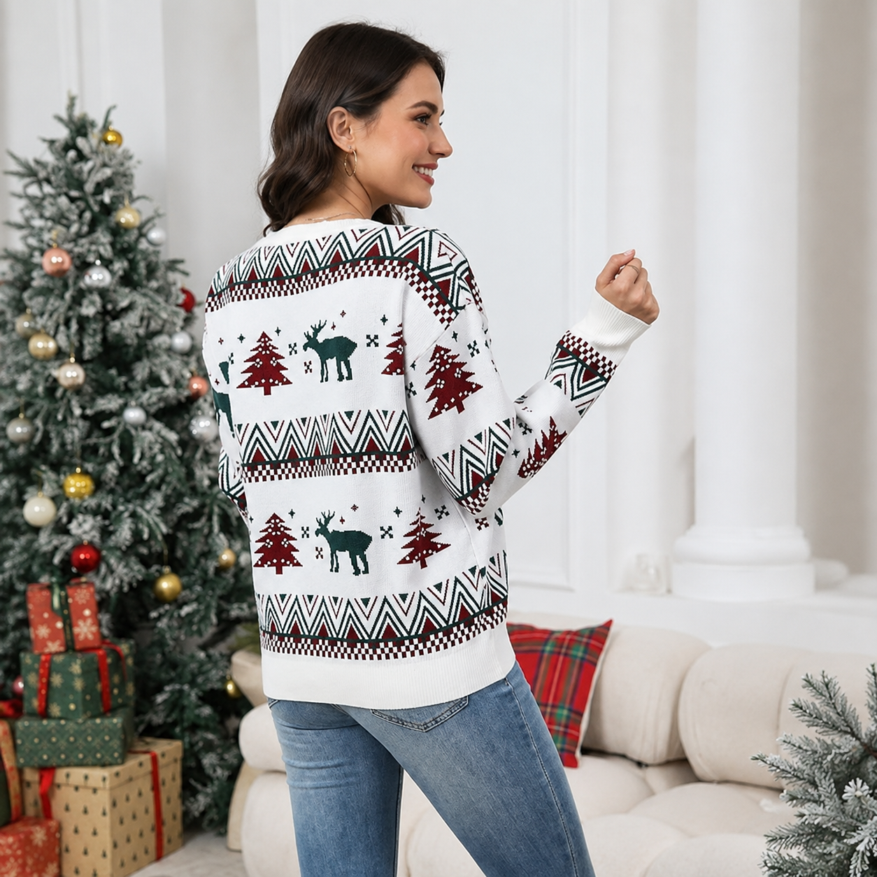 Oversized Christmas Vacation Sweaters For Women