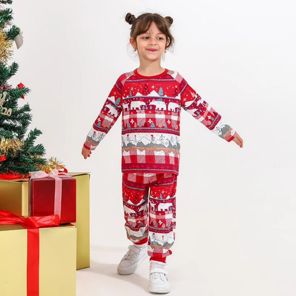 Christmas Bear Family Matching Pajamas - Amzemart