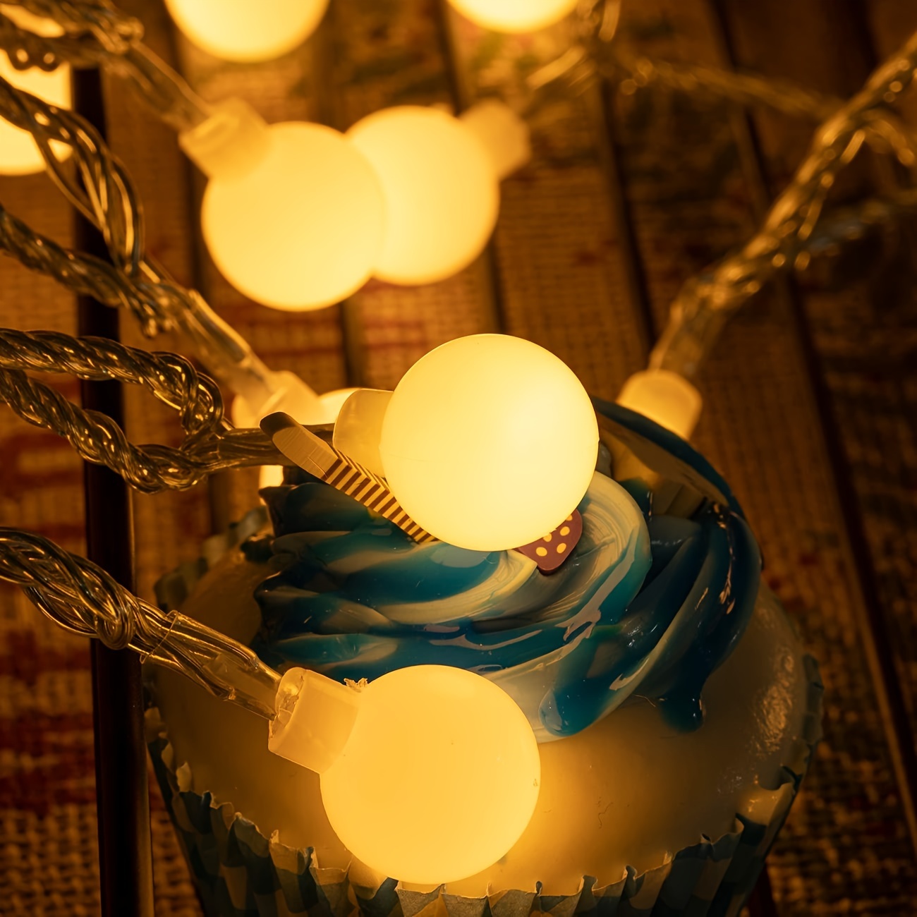 USB Powered Globe LED String Lights with Timer and Multiple Lighting Modes